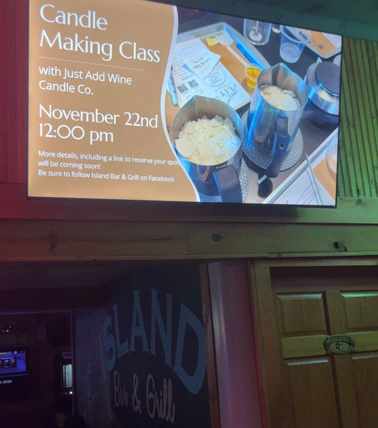 Candle Making Workshop - Island Bar 11/22 @ 12pm