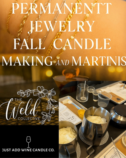 Candle Making Workshop + Permanent Jewelry - Splash Martini Bar 11/20 @ 5:30pm