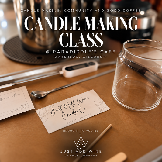 Paradiddles Cafe Candle Workshop 9/27 @ 10am