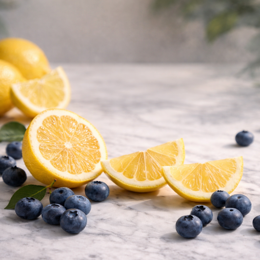 Lemon and Blueberry