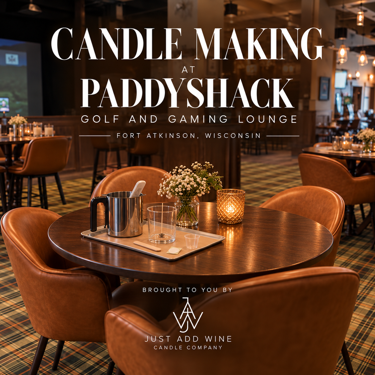 PaddyShack Golf & Gaming Lounge Candle Making Class 10/7 @ 5pm